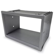 Moldura Para Painel Central Multimídia Dvd 2din Ford Fiesta Polo Golf Bora Spacefox Prata Moldura Para Painel Central Multimídia Dvd 2din Ford Fiesta Polo Golf Bora Spacefox Prata