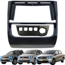 Moldura para painel volkswagen g6 multimídia 9 polegadas gol voyage saveiro 2012 a 2016 black piano