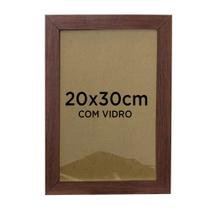 Moldura Para Quadro Decorativo 20x30cm Com Vidro - Várias Cores