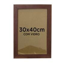 Moldura Para Quadro Decorativo 30x40cm Com Vidro - Várias Cores Moldura Para Quadro Decorativo 30x40cm Com Vidro - Várias Cores