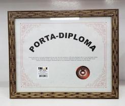 Moldura para quadro e Porta Diploma boda Bege em madeira Trabalhada Tamanho 20x30 cm - Mugar