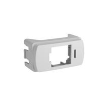 Moldura Para RJ45 Módulo Adaptador CAT6 Miluz Com 2 Unidades Schneider