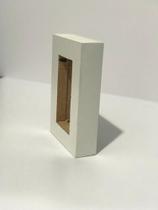 Moldura Para Tomada Mdf Revestimento 3d Acabamento 4x2 Alto
