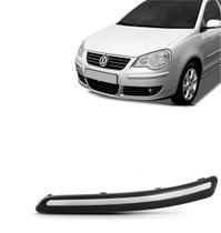 Moldura Parachoque C/Friso Cromado Polo 2007 a 2011 Esquerdo