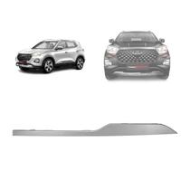 Moldura parachoque dianteiro cherry tiggo 5x pro 2023 2024 lado esquerdo cinza metalizado 602001327aaakh