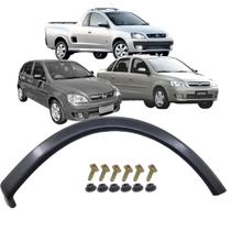 Moldura Paralama Dianteira Corsa 2004 até 2012 Montana Sport 2008 até 2011 Preta Kit Porca Moldura Paralama Dianteira Corsa 2004 até 2012 Montana Sport 2008 até 2011 Preta Kit Porca