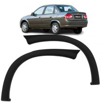 Moldura Paralama Traseira Corsa Sedan Classic 2010 até 2017 Vão de Roda Par 2pçs Moldura Paralama Traseira Corsa Sedan Classic 2010 até 2017 Vão de Roda Par 2pçs