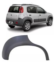 Moldura Paralama Traseiro Uno Way 2011 2012 2013 2014 Lado Direito - Cinza - Fiat