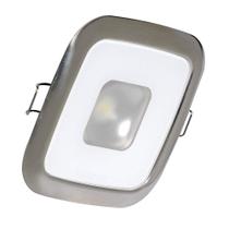 Moldura polida com escurecimento Down Light Lumitec Square Mirage RGBW