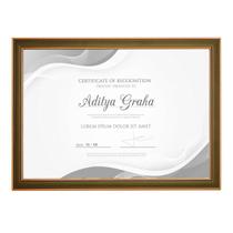 Moldura Porta Diploma A4 5486