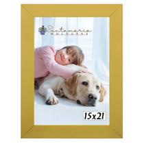 Moldura Porta Retrato 15X21 Amarelo