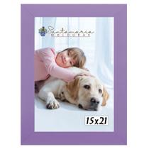 Moldura Porta Retrato 15X21 Lilás