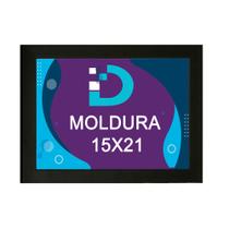 Moldura Preta 15x21 Com Fundo Em Eucatex Para Decoração e Arte Artesanal - Decoratto Quadros e Espelhos