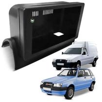 Moldura Preta 2 Din 7" Pol Uno Mille / Fiorino 1994 a 2013