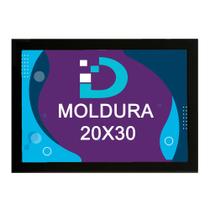 Moldura Preta 20x30 Com Fundo Em Eucatex Para Decoração e Arte Artesanal - Decoratto Quadros e Espelhos