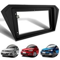 Moldura Preta 9 Polegadas 2 Din Gol G7 e G8 2016 A 2023 2024