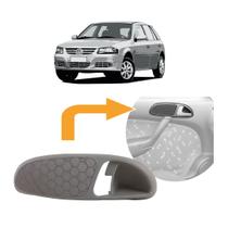 Moldura Puxador Porta esquerda cinza Gol Parati Saveiro G3