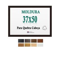 Moldura Quadro 37X50 Madeira poster Porta retrato C/ PETG