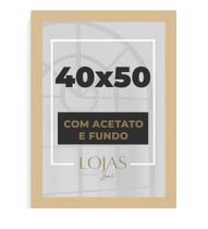 Moldura Quadro 40x50cm Com Acetato Poste Certificado fotos Imagem -