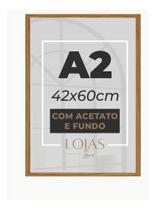 Moldura Quadro A2 42x60 Com Acetato Poste Certificado 42x60