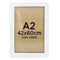 Moldura Quadro A2 42x60 Foto Poster Ilustração Com Vidro - Várias Cores Moldura Quadro A2 42x60 Foto Poster Ilustração Com Vidro - Várias Cores