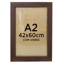 Moldura Quadro A2 42x60 Foto Poster Ilustração Com Vidro - Várias Cores Moldura Quadro A2 42x60 Foto Poster Ilustração Com Vidro - Várias Cores