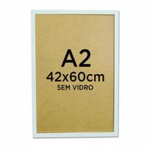 Moldura Quadro A2 42x60 Foto Poster Ilustração Sem Vidro - Várias Cores