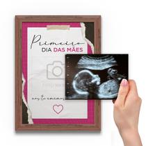 Moldura Quadro A4 Homenagem Primeiro Dia das Mães Comemoração