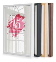 Moldura Quadro A5 Certificado Diploma Foto Poster 21 Branco