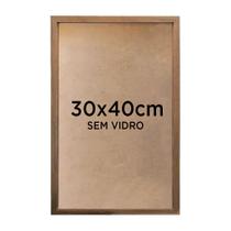 Moldura Quadro Caixa 3cm 30x40cm Foto Poster Ilustração Sem Vidro - Várias Cores