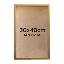 Moldura Quadro Caixa 3cm 30x40cm Foto Poster Ilustração Sem Vidro - Várias Cores