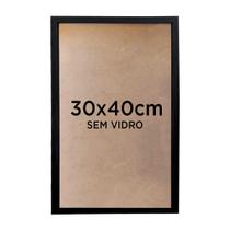 Moldura Quadro Caixa 3cm 30x40cm Foto Poster Ilustração Sem Vidro - Várias Cores