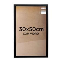 Moldura Quadro Caixa 3cm 30x50cm Foto Poster Ilustração Com Vidro - Várias Cores Moldura Quadro Caixa 3cm 30x50cm Foto Poster Ilustração Com Vidro - Várias Cores