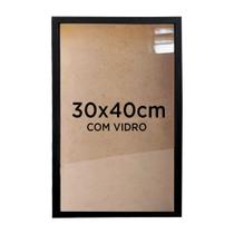 Moldura Quadro Caixa Alta 4,5cm 30x40cm Foto Poster Ilustração Com Vidro - Várias Cores Moldura Quadro Caixa Alta 4,5cm 30x40cm Foto Poster Ilustração Com Vidro - Várias Cores