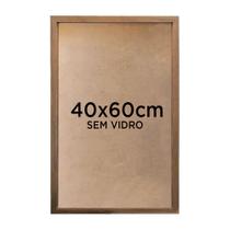 Moldura Quadro Caixa Alta 4,5cm 40x60cm Foto Poster Ilustração Sem Vidro - Várias Cores