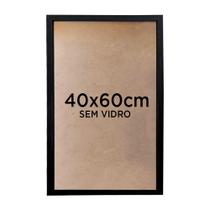 Moldura Quadro Caixa Alta 4,5cm 40x60cm Foto Poster Ilustração Sem Vidro - Várias Cores