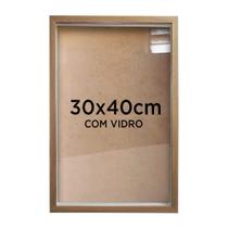 Moldura Quadro Cofre Porta Objetos Caixa Alta 4,5cm 30x40m - Várias Cores