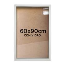 Moldura Quadro Cofre Porta Objetos Caixa Alta 4,5cm 60x90m - Várias Cores