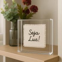 Moldura Quadro Porta Maternidade em Acrílico transparente para fotos e Souvenirs