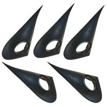 Moldura Retrovisor Esquerdo Elba Uno Prêmio kit c/5 unidades