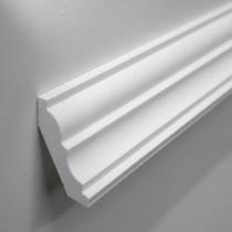 Moldura Roda Teto em EPS Anti Chamas Com Acabamento Acetinado Premium Kit ZD10