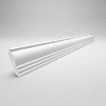 Moldura Roda Teto em EPS Anti Chamas Com Acabamento Acetinado Premium Kit ZP08