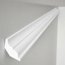 Moldura Roda Teto em EPS Anti Chamas Com Acabamento Acetinado Premium Kit ZS08