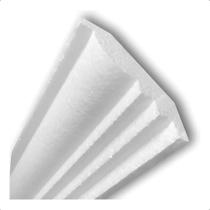 Moldura Roda Teto Sanca Isopor / Kit 15 Metros 10 Branco