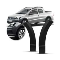 Moldura Sobre Roda Parachoque Diant Saveiro G7 2017 A 2024