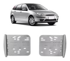 Moldura Som Central Multimídia Dvd 2 Din Ford Focus Prata Moldura Som Central Multimídia Dvd 2 Din Ford Focus Prata