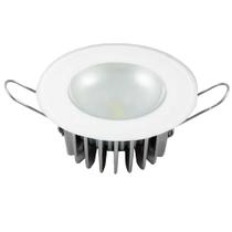 Moldura SS com acabamento em vidro Down Light Lumitec Mirage Flush Mount