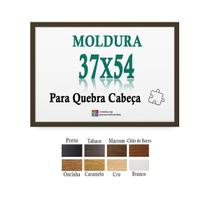 Moldura Tabaco 37X54 Quebra Cabeça Grow 1000 Peças + Petg