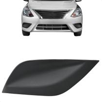 Moldura Tampa Milha Parachoque Versa 2015 2016 17 18 19 2020 2021 S/Furo