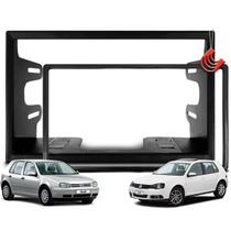Moldura Tela Central 2din Multimidia Dvd Mp5 Tv Som Universal 6.1 6.2 6.8 e 7 polegadas Golf 99/13
